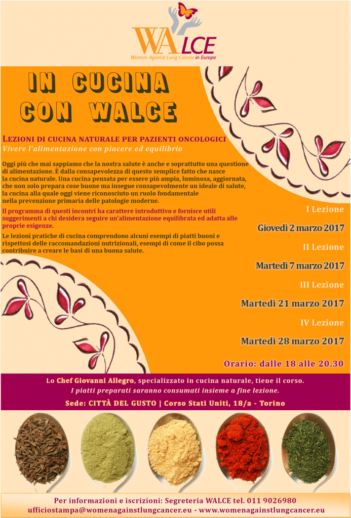 corsi di cucina naturale walce onlus torino