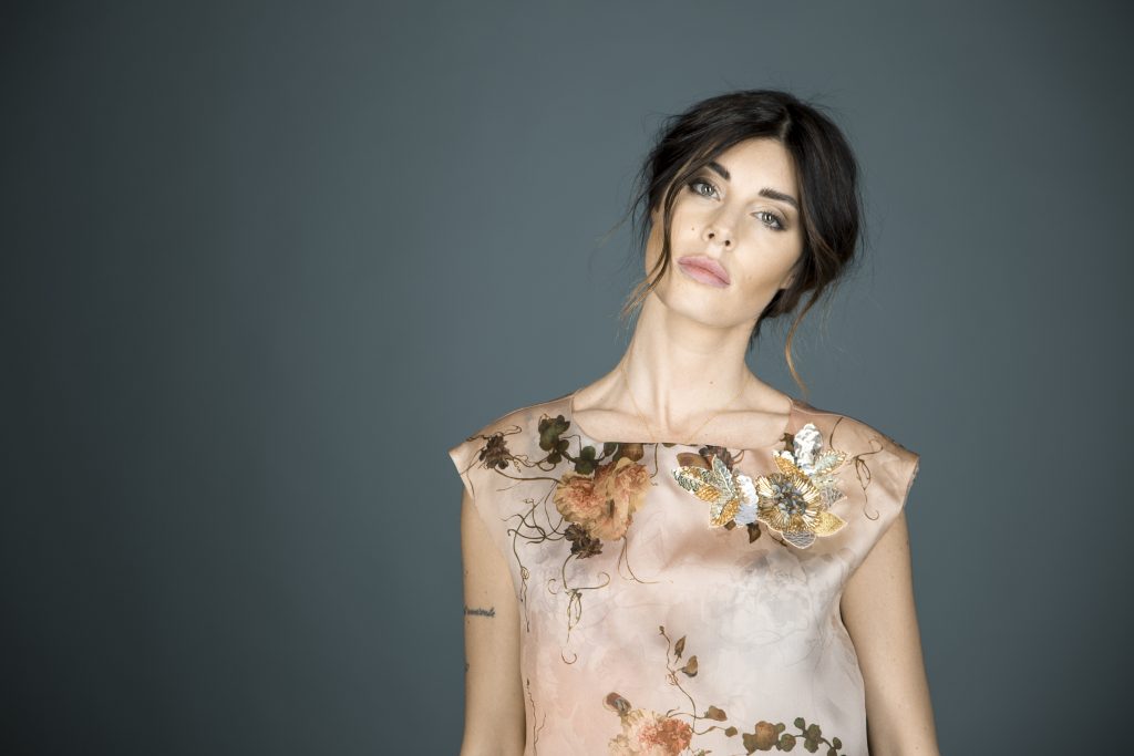 bianca atzei alla fiera del peperone di carmagnola